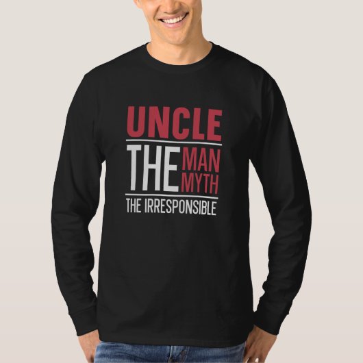 Uncle The Myth Family Uncle Tシャツ (正面)