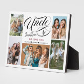 Uncle We Love You Photo Collage フォトプラーク (側面)