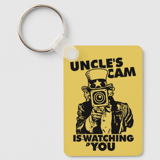 Uncle's Cam is Watching You キーホルダー (正面)