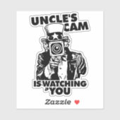 Uncle's Cam is Watching You シール (シート)