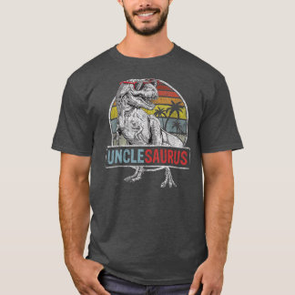 Unclesaurus Funny T Rex Dinosaur Uncle saurus Tシャツ