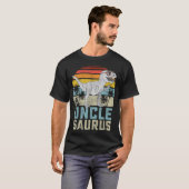 Unclesaurus Rex 恐竜 おじさん サウルス ファミリー マッチ Tシャツ (正面フル)