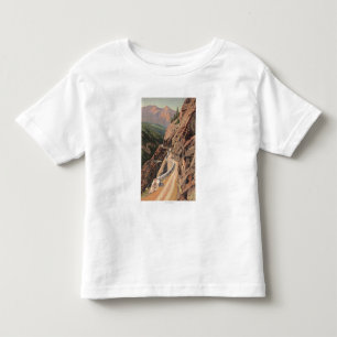 Uncompahgreの峡谷およびDollardの百万のハイウェー トドラーTシャツ