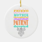 Unconditional love セラミックオーナメント (裏面)