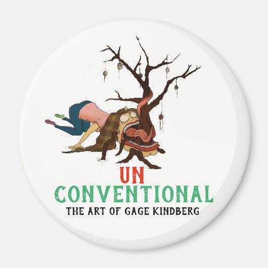 「UNconventional」クリスマスマグネット マグネット (正面)