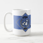 UNCSB JSA Mug -ストライプ コーヒーマグカップ (左)