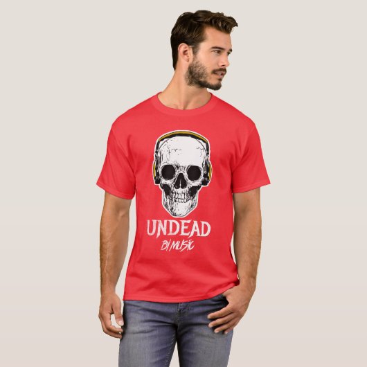 Undead By Music friends Tシャツ (正面フル)