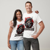 Undead & Unbroken Dark Skull Horror Gothic Art Tシャツ (ユニセックス)