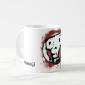 Undeadwareのロゴ コーヒーマグカップ (正面左)