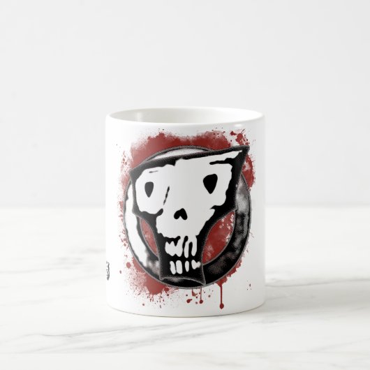 Undeadwareのロゴ コーヒーマグカップ (中央)