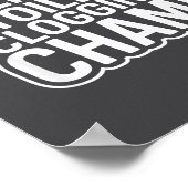 Undefeated Champion Toilet Clogging ポスター (角)