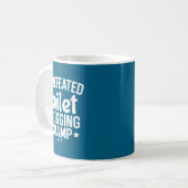 Undefeated Toilet Champion Clogging コーヒーマグカップ (正面左)
