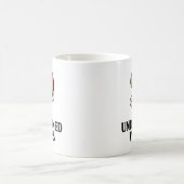 Undefined Vibes | 冗談交じりのハグをするクエスチョンマーク コーヒーマグカップ (中央)