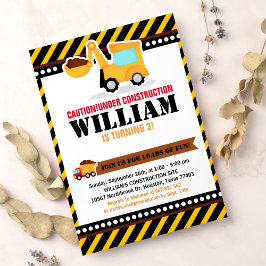 UNDER建築誕生日パーティーの招待 招待状