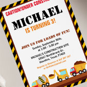 UNDER建築誕生日パーティーの招待 招待状