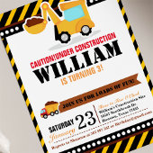 UNDER建築誕生日パーティーの招待 招待状