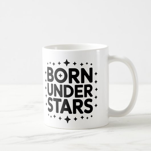 Under 生まれ Stars Mug – 星占いコーヒーカップ コーヒーマグカップ (右)