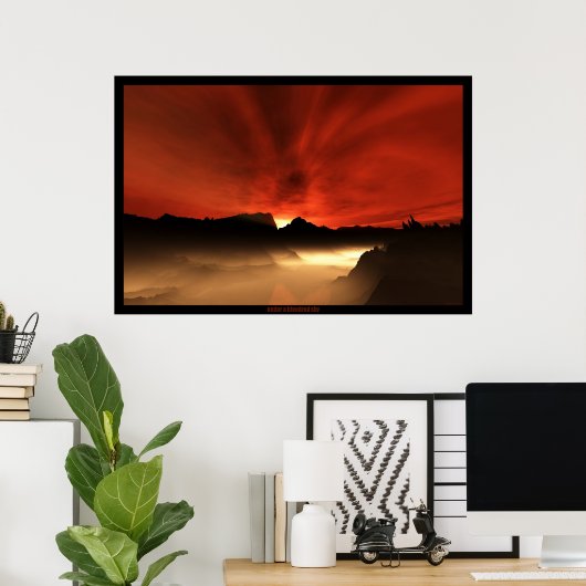 under a bloodred sky ポスター (ホームオフィス)