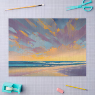 “Under a majestic sky”. 薄葉紙