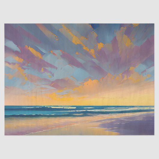 “Under a majestic sky”. 薄葉紙 (正面)