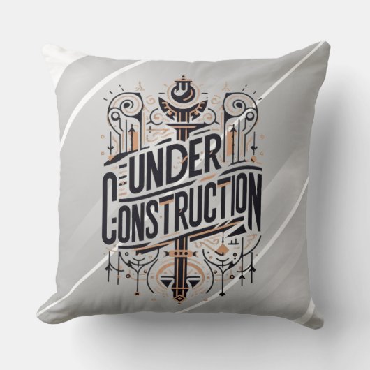 Under Construction クッション (正面)