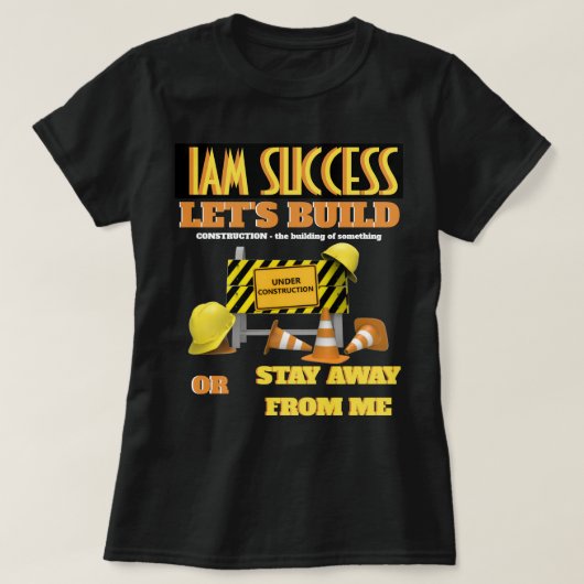 UNDER CONSTRUCTION T-Shirt Tシャツ (デザイン正面)