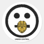 "Under Control" – ステッカー (正面)