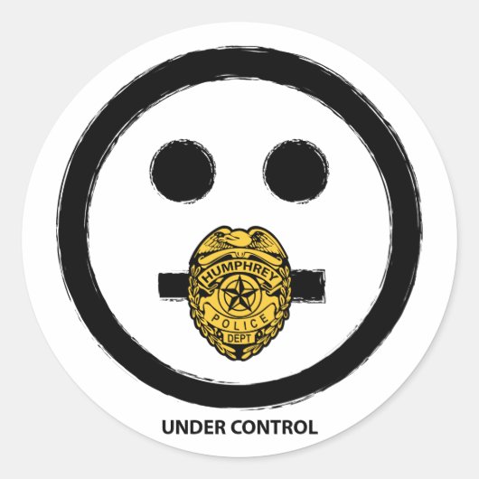 "Under Control" – ステッカー (正面)