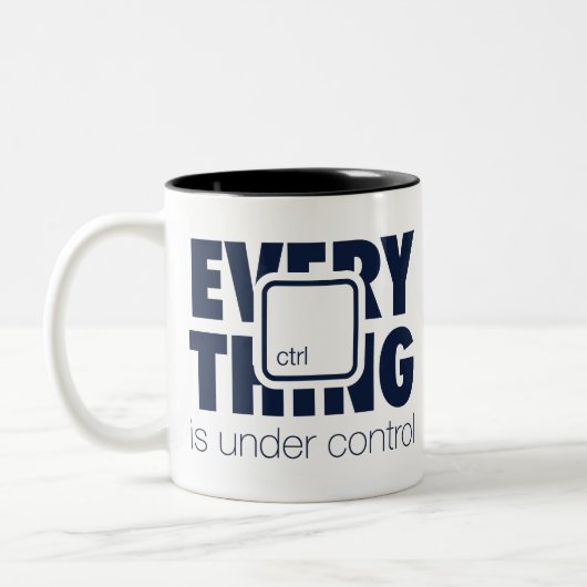 Under ctrl ツートーンマグカップ (左)