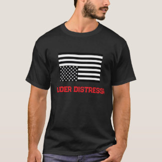 「Under Dis遭難中」Tシャツ（上下逆フラグ付） Tシャツ