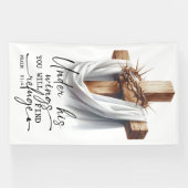 Under His Wings Scripture Art – Psalm 91:4  横断幕 (横)