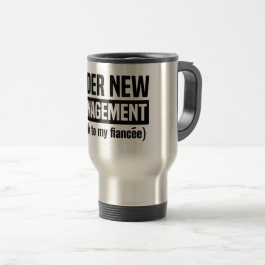 Under New Management Mug トラベルマグ (正面右)