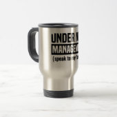 Under New Management Mug トラベルマグ (正面左)