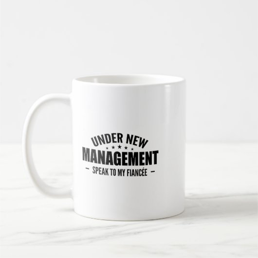 Under New Management Speak To My Fiancée - Future コーヒーマグカップ (左)