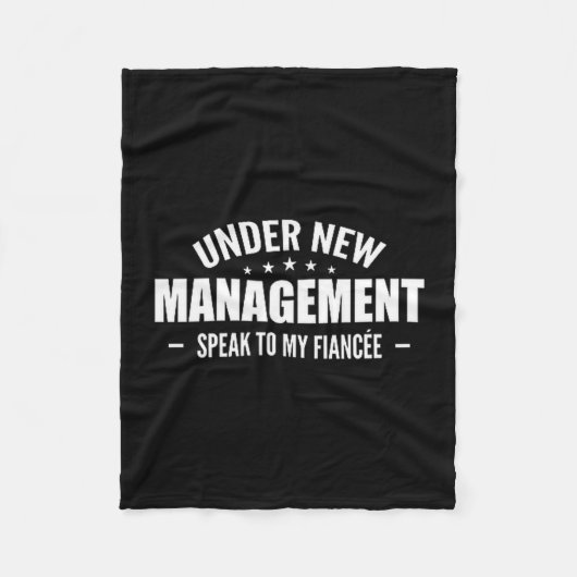 Under New Management Speak To My Fiancée - Future フリースブランケット (正面)