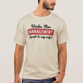 Under New Management Tシャツ (正面)