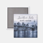 Under New York City Lights Save the Date マグネット (正面/裏面)