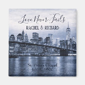 Under New York City Lights Save the Date マグネット (正面)