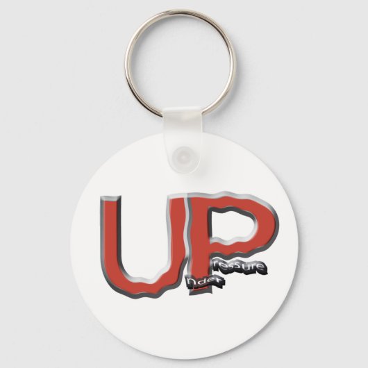 Under PressureロゴKeychain キーホルダー (正面)