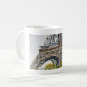 Under the Eiffel Tower – Hand-Drawn Sketch Art コーヒーマグカップ (正面左)