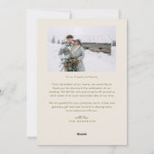 Under the Mistletoe Forever Cream Photo  シーズンカード (裏面)