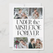 Under the Mistletoe Forever White Photo  シーズンカード (正面)