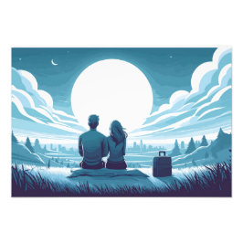 under the same moon フォトプリント           