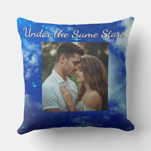 Under the Same Stars | Personalized Night Sky クッション (裏面)