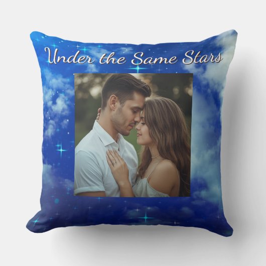 Under the Same Stars | Personalized Night Sky クッション (正面)