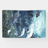 Under the Sea | オーシャンベイビーシャワーのウェルカム 横断幕 (横)