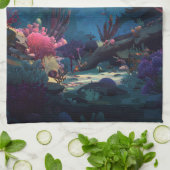 Under The Sea キッチンタオル (折り畳み)