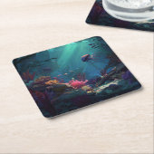 Under The Sea スクエアペーパーコースター (アングル)