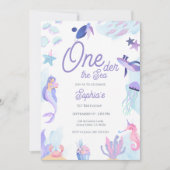 Under the Sea 1st Birthday Invitation 招待状 (正面)
