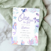 Under the Sea 1st Birthday Invitation 招待状